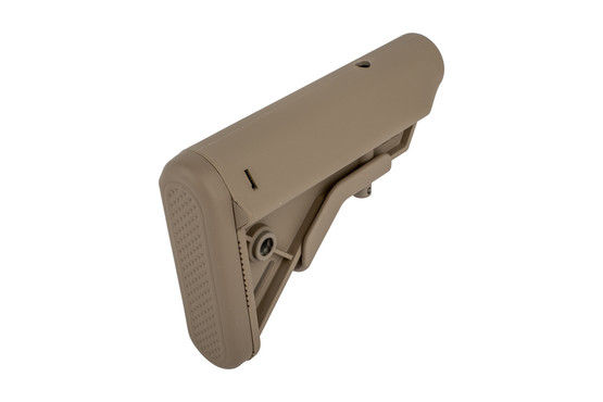 B5 Systems Sopmod stock features a textured rubber buttpad